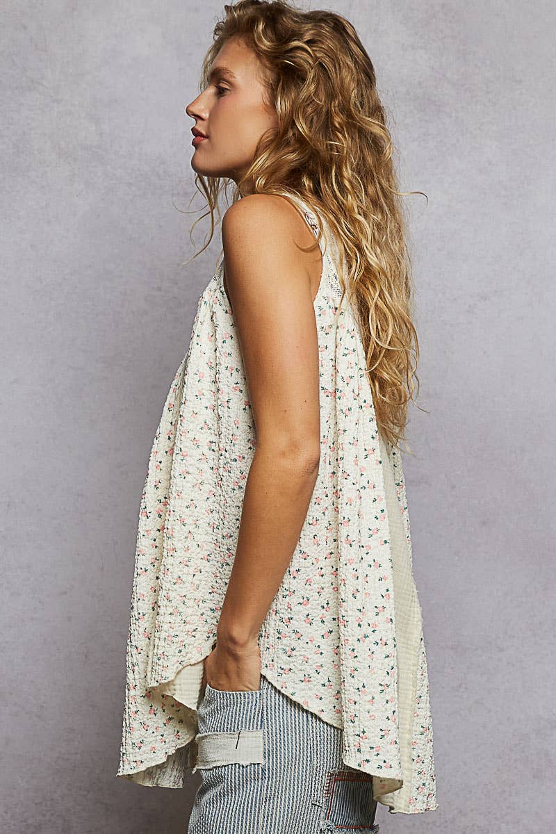 Prairie Mae Oversized Flowy Tank Top