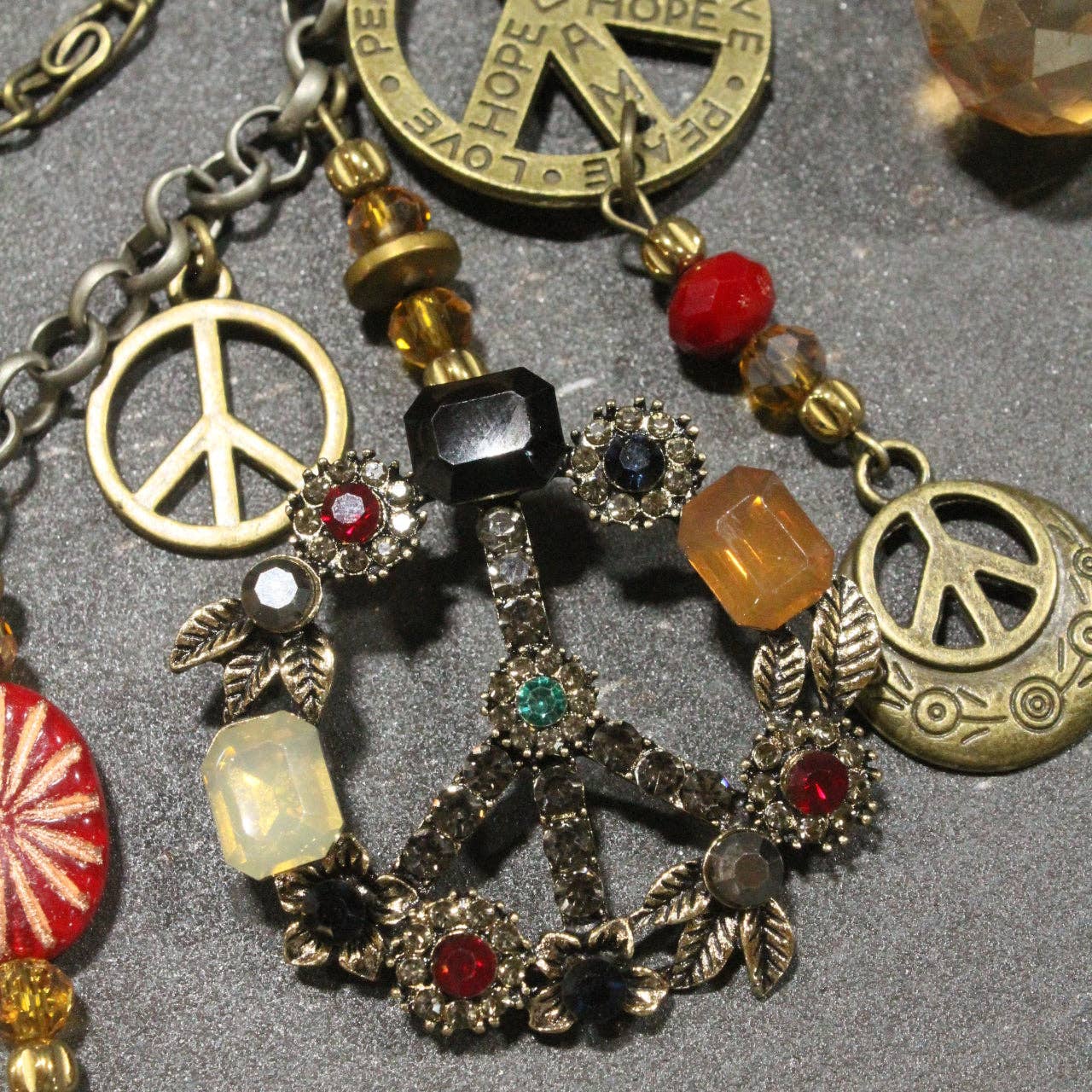 Peace & Love Charm’d Necklace