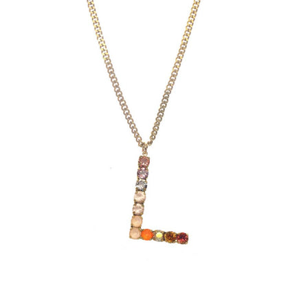 Monogram in Colors Necklace
