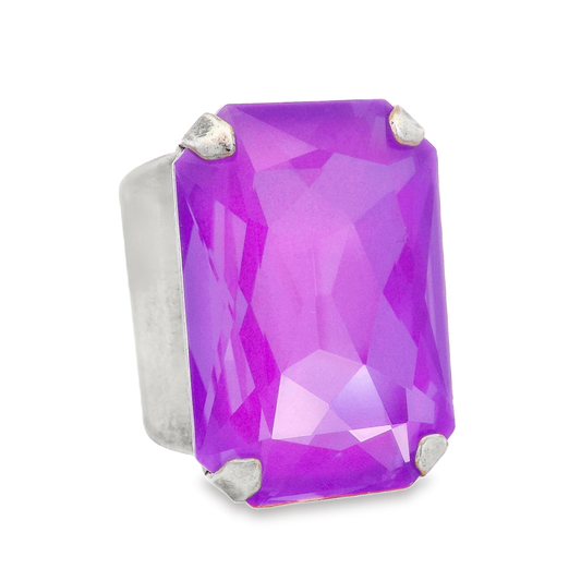 Mini Soleil Ring in Antique Silver / Electrics