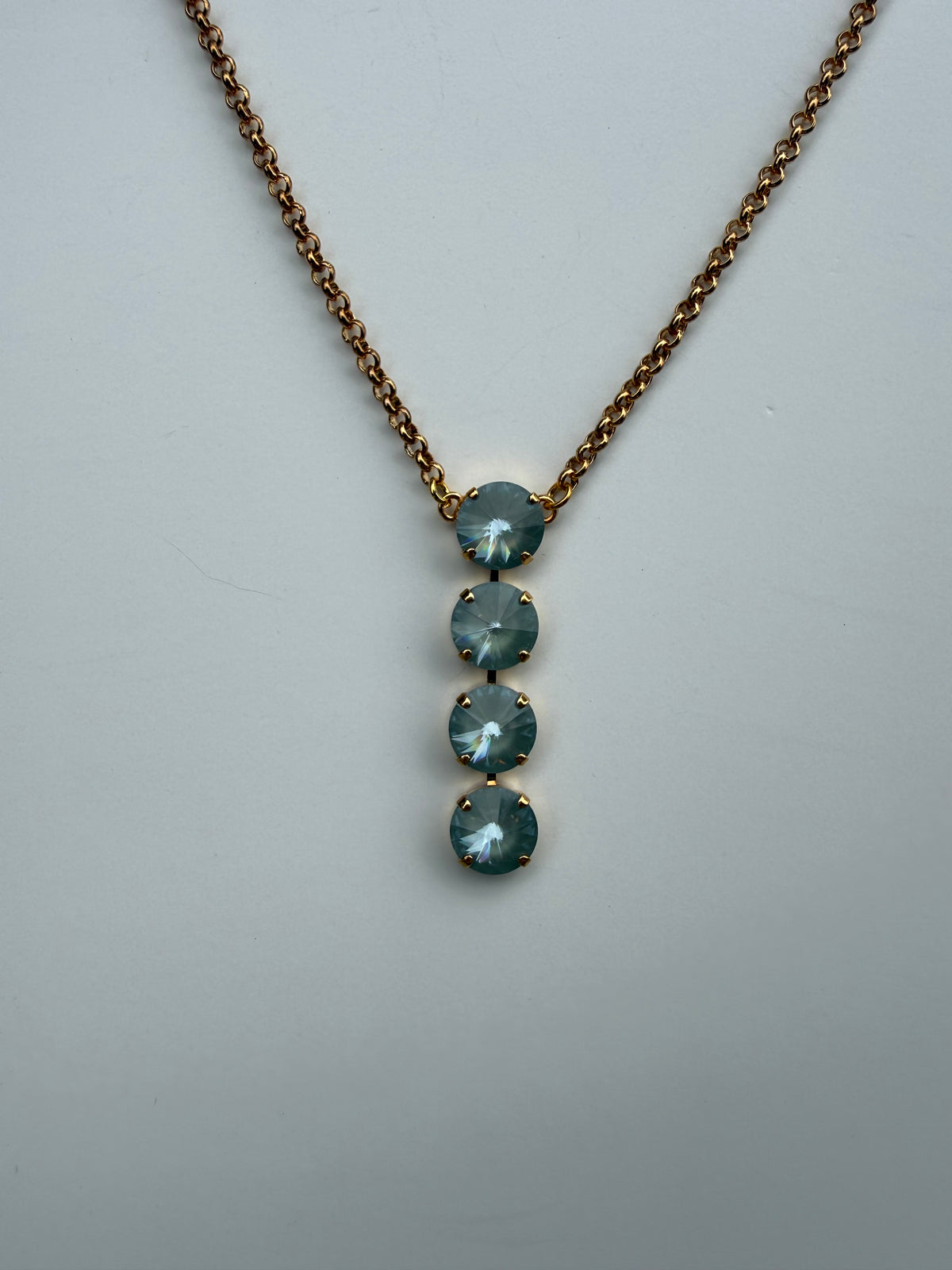 WETSTONE: Sea Glass Noir Drop Necklace