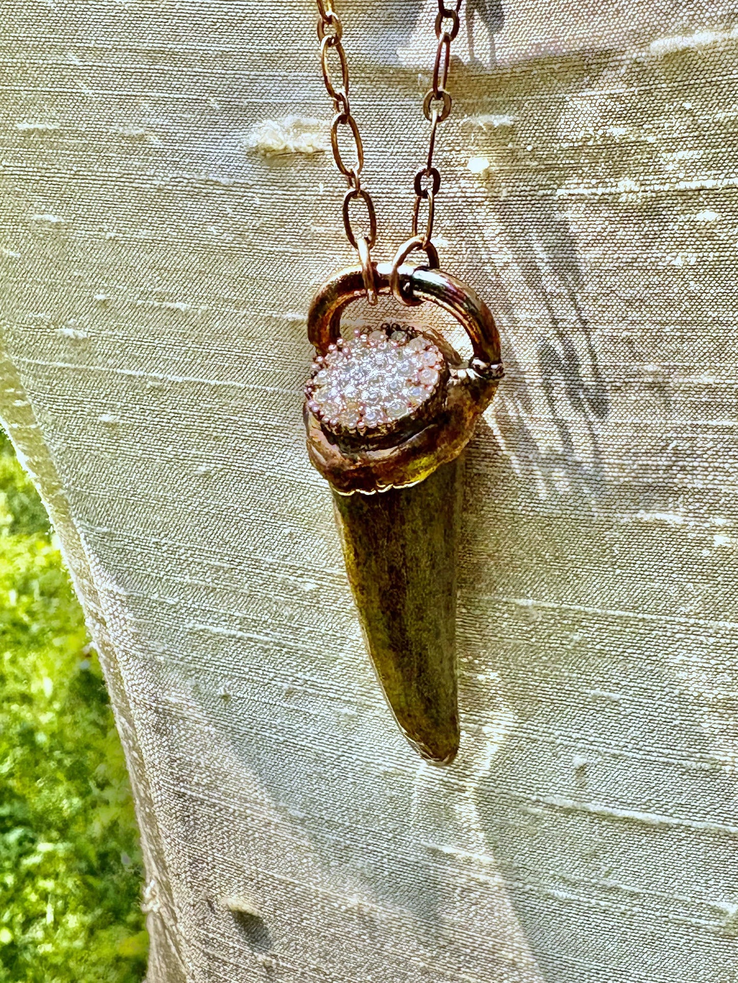 Real Antler Tip Necklace