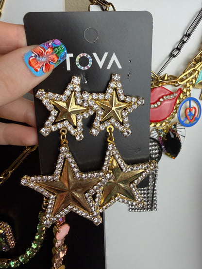 RHINESTONE COWBOY EARRINGS