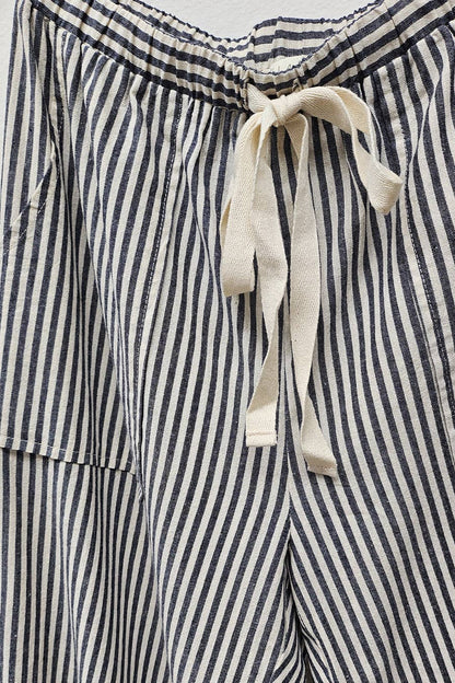 Striped Wide Leg Pants