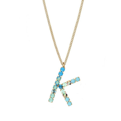 Monogram in Colors Necklace