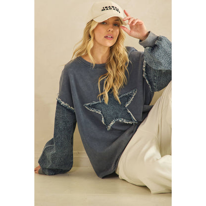 WILD STAR  SLEEVE PULLOVER