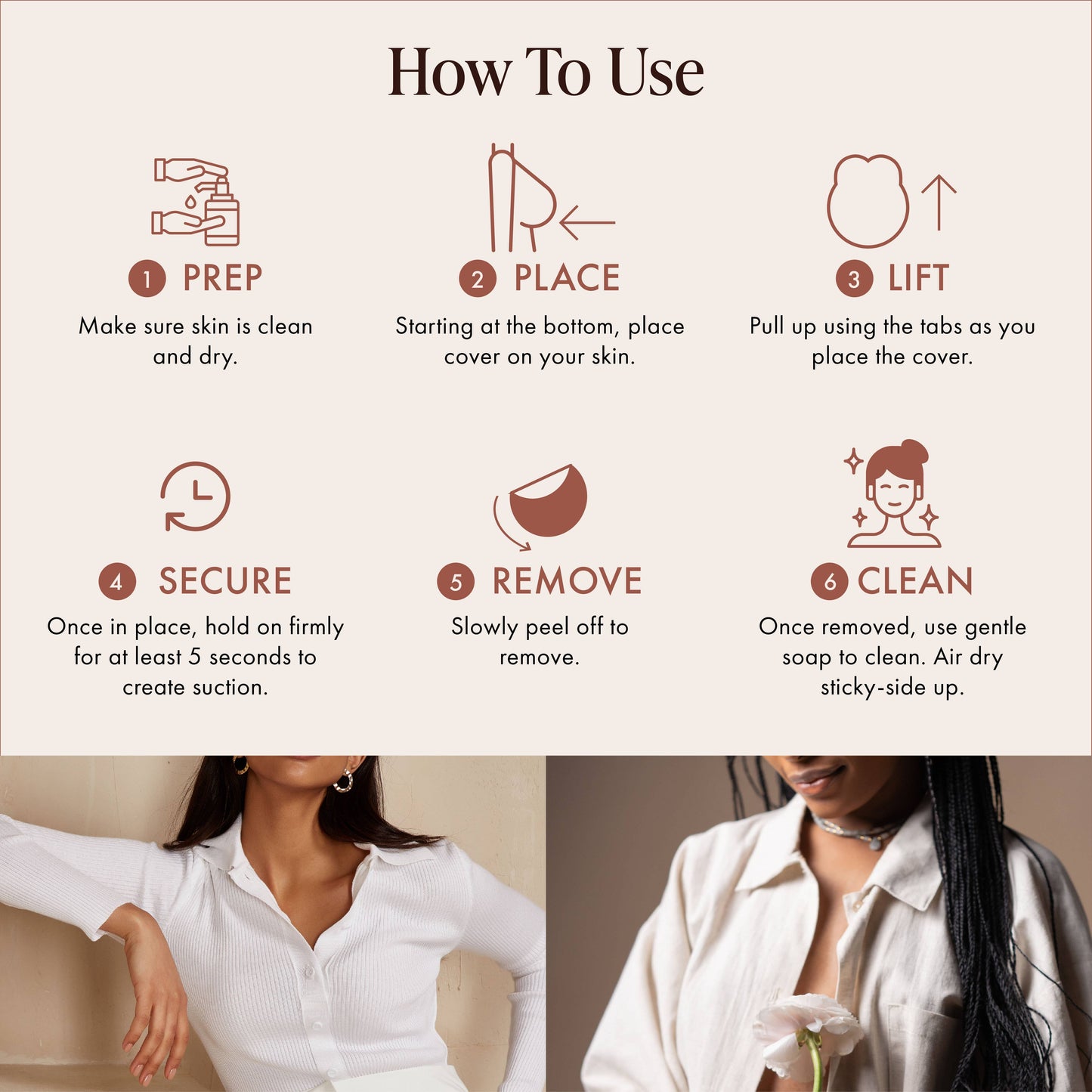 Lifting Nipple Covers Sticky Bra