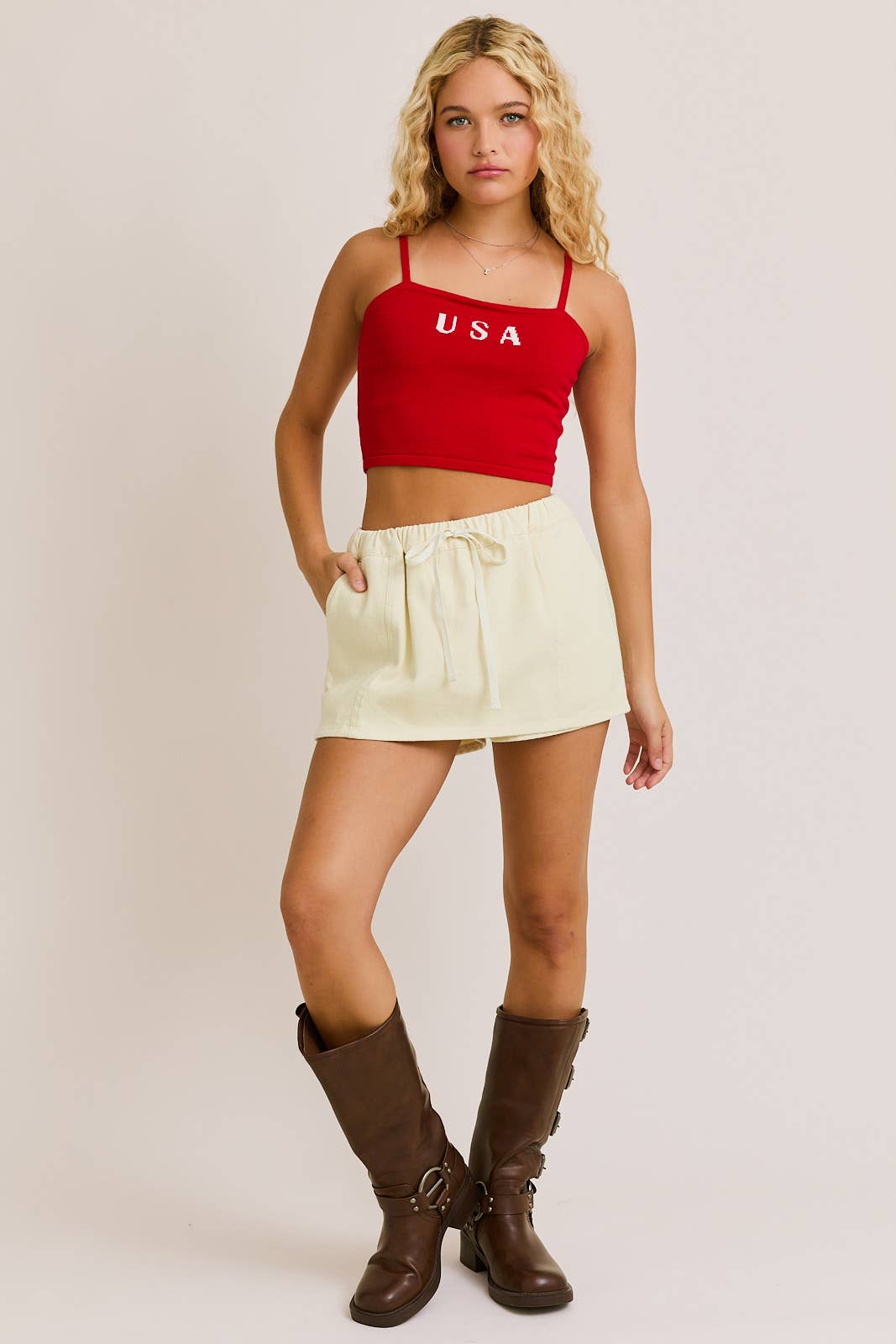 USA Knit Tnk Top