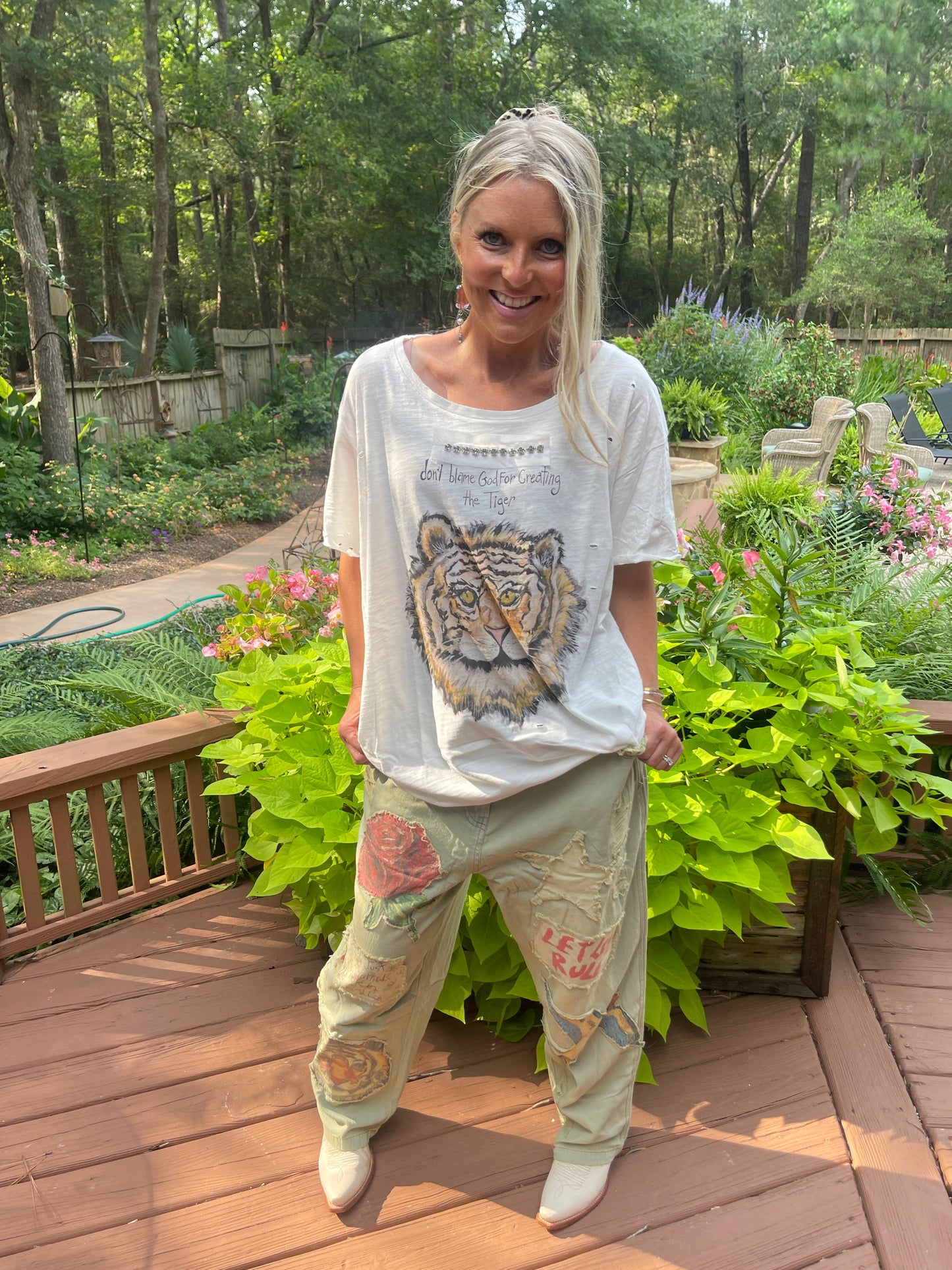 Wingless Tiger Distressed Shirt