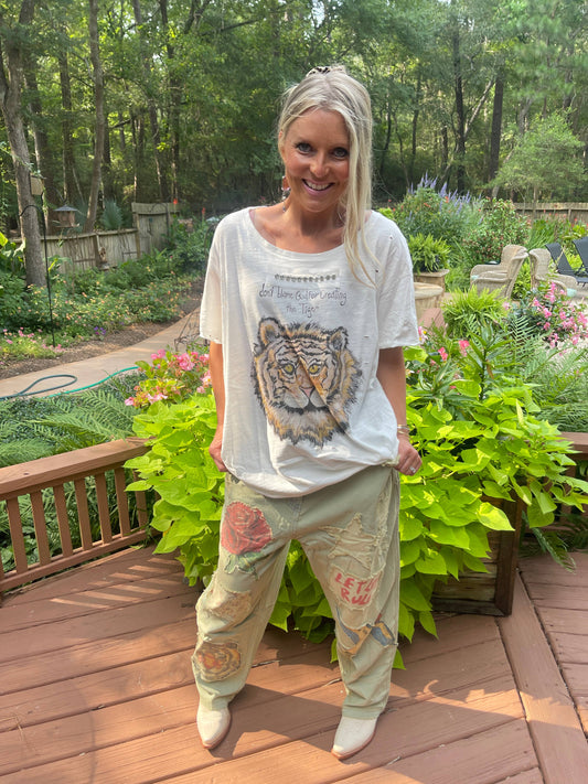 Wingless Tiger Distressed Shirt