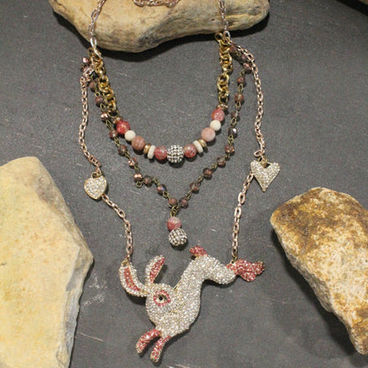 Dazzled Hare Charm'd Necklace