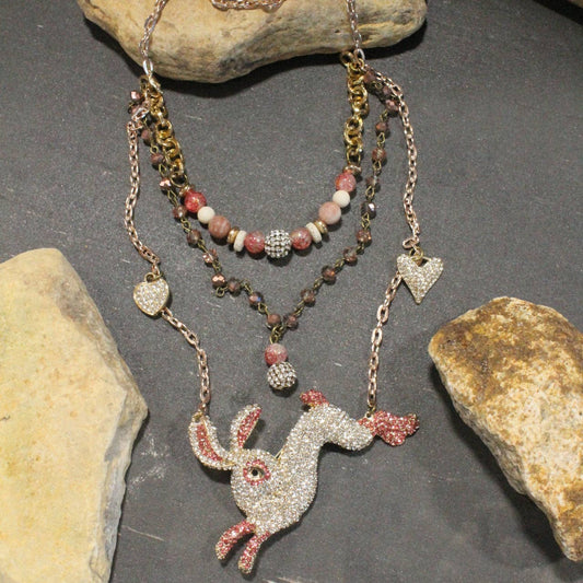 Dazzled Hare Charm'd Necklace