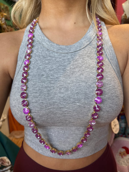 WETSTONE: purple rain Sabine Necklace