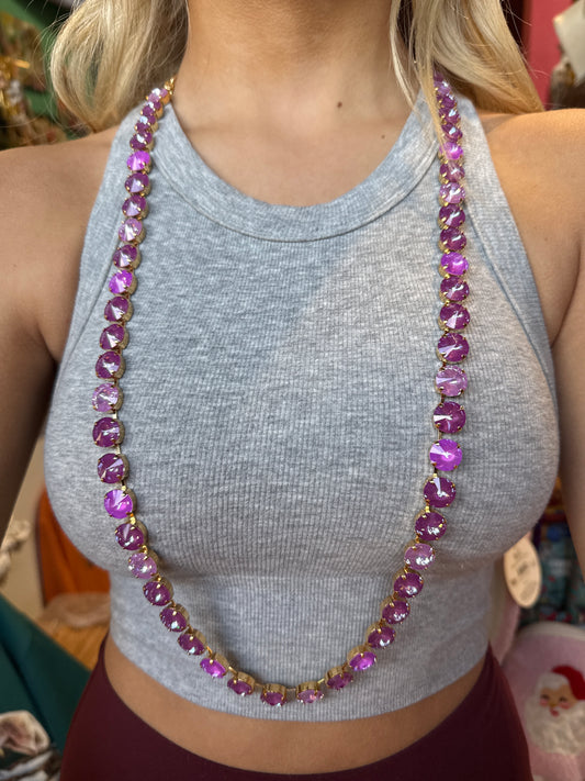 WETSTONE: purple rain Sabine Necklace