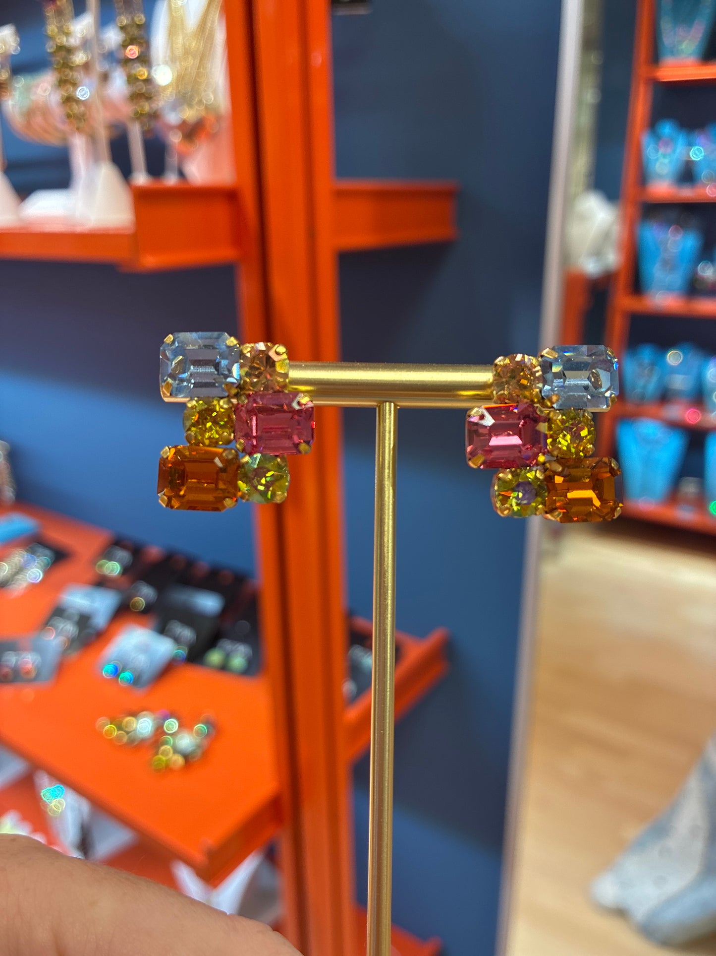 Candy Rectangle Cut Earrings