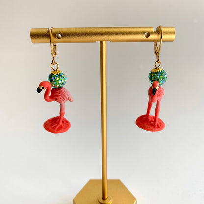 Miniature Flamingo Earrings