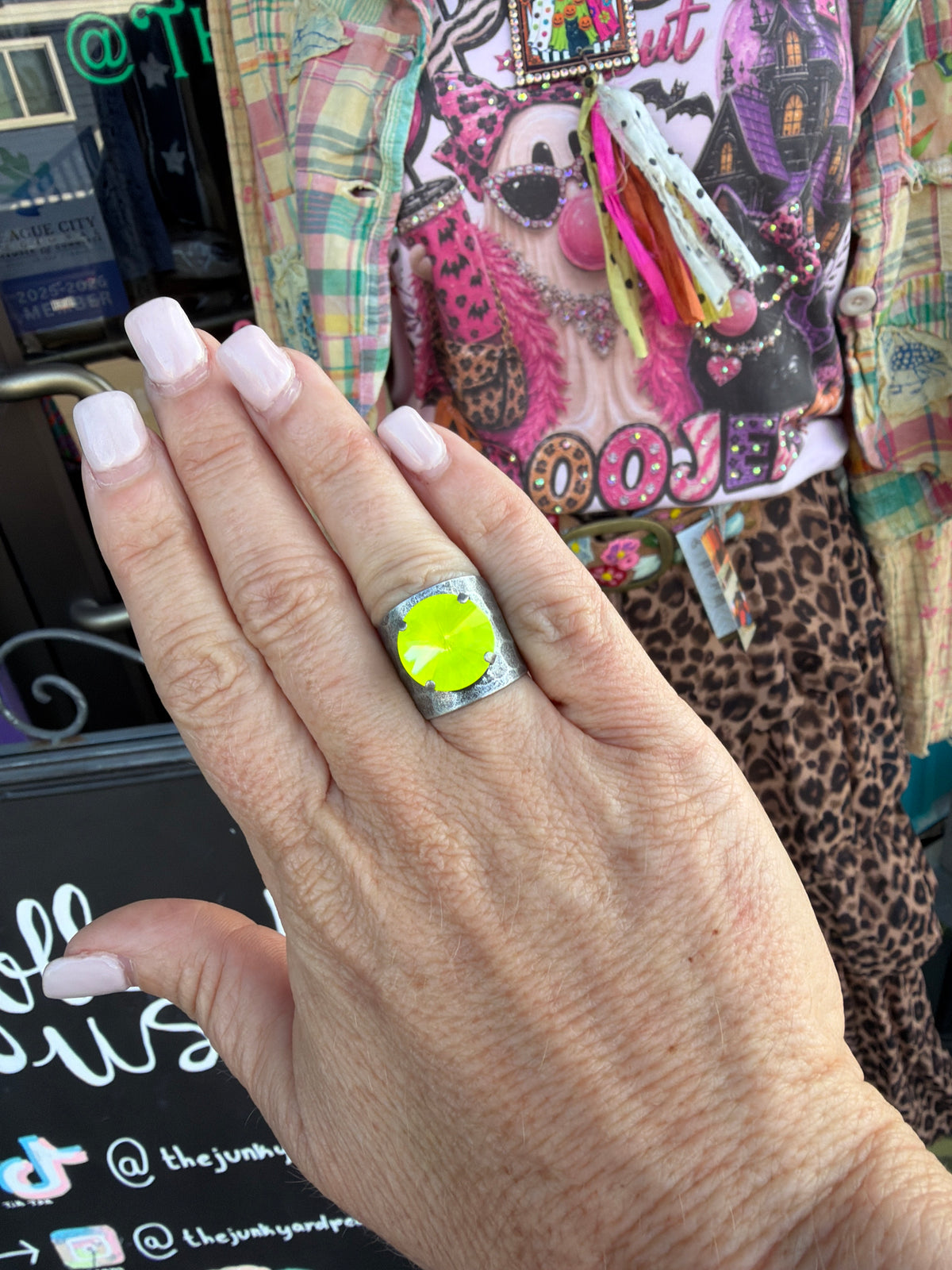 WETSTONE: Electric Yellow Toadie Ring