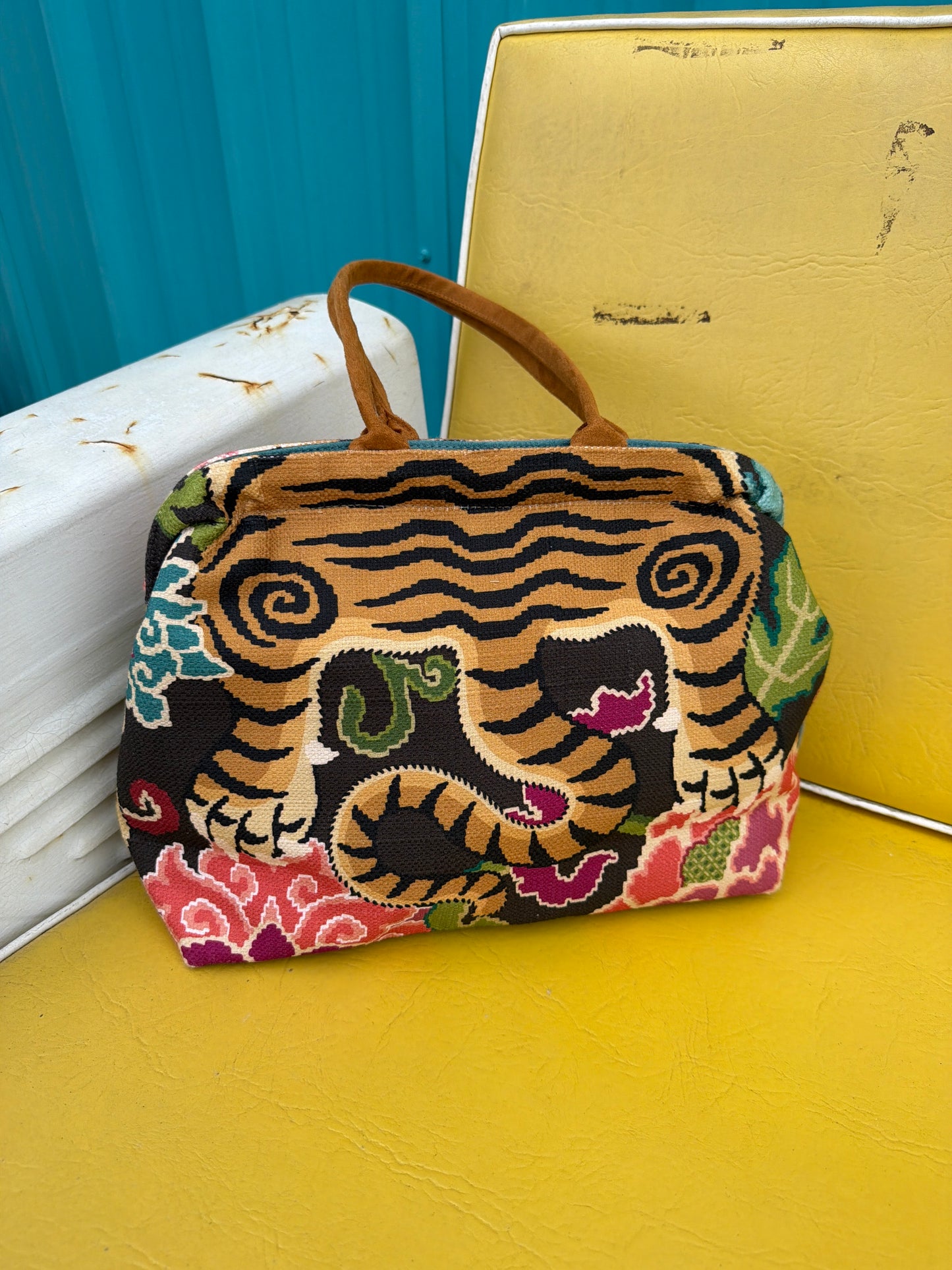 Tiger Tapestry Doctor Bag