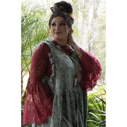 Garden Tea Lace Top - Berry