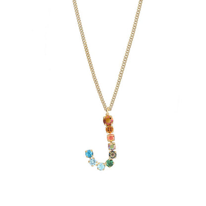 Monogram in Colors Necklace