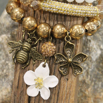 Dazzling Bee Bracelet Set