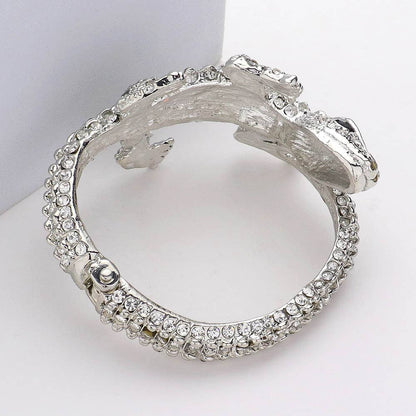 Crystal Crocodile/Alligator Embellished Bracelet