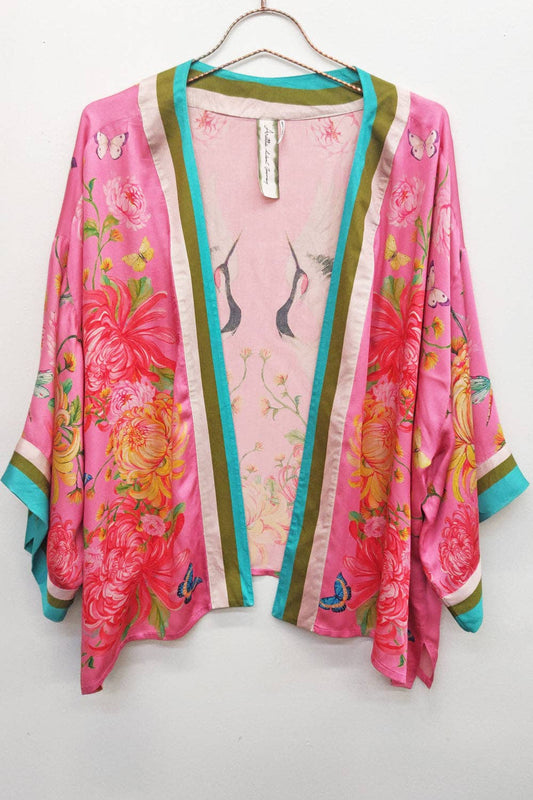 The Legend Of The Crane Short Kimono