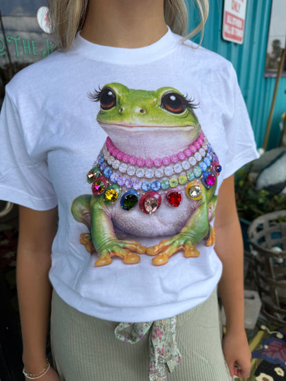 Jeweled Collar Frog T-Shirt