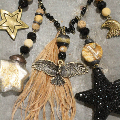 Fly Like An Eagle Charm'd Necklace