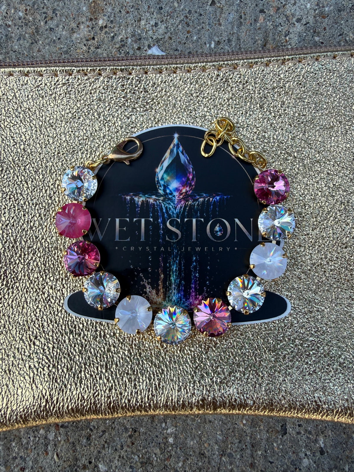 WETSTONE: Pink Frost Majesty Bracelet