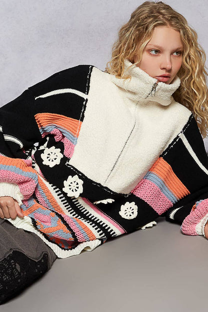 Take Me To Colorado Half Zip Sweater