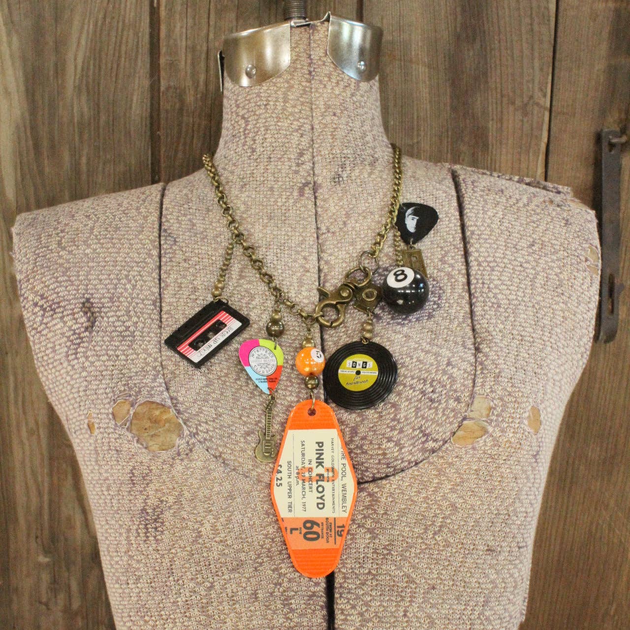 I Love Rock N Roll Charm'd Necklace
