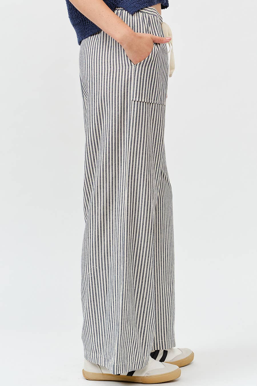Striped Wide Leg Pants