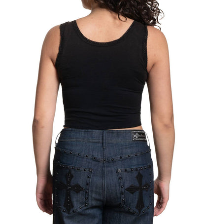 Fuel Injected Crop Tank Top