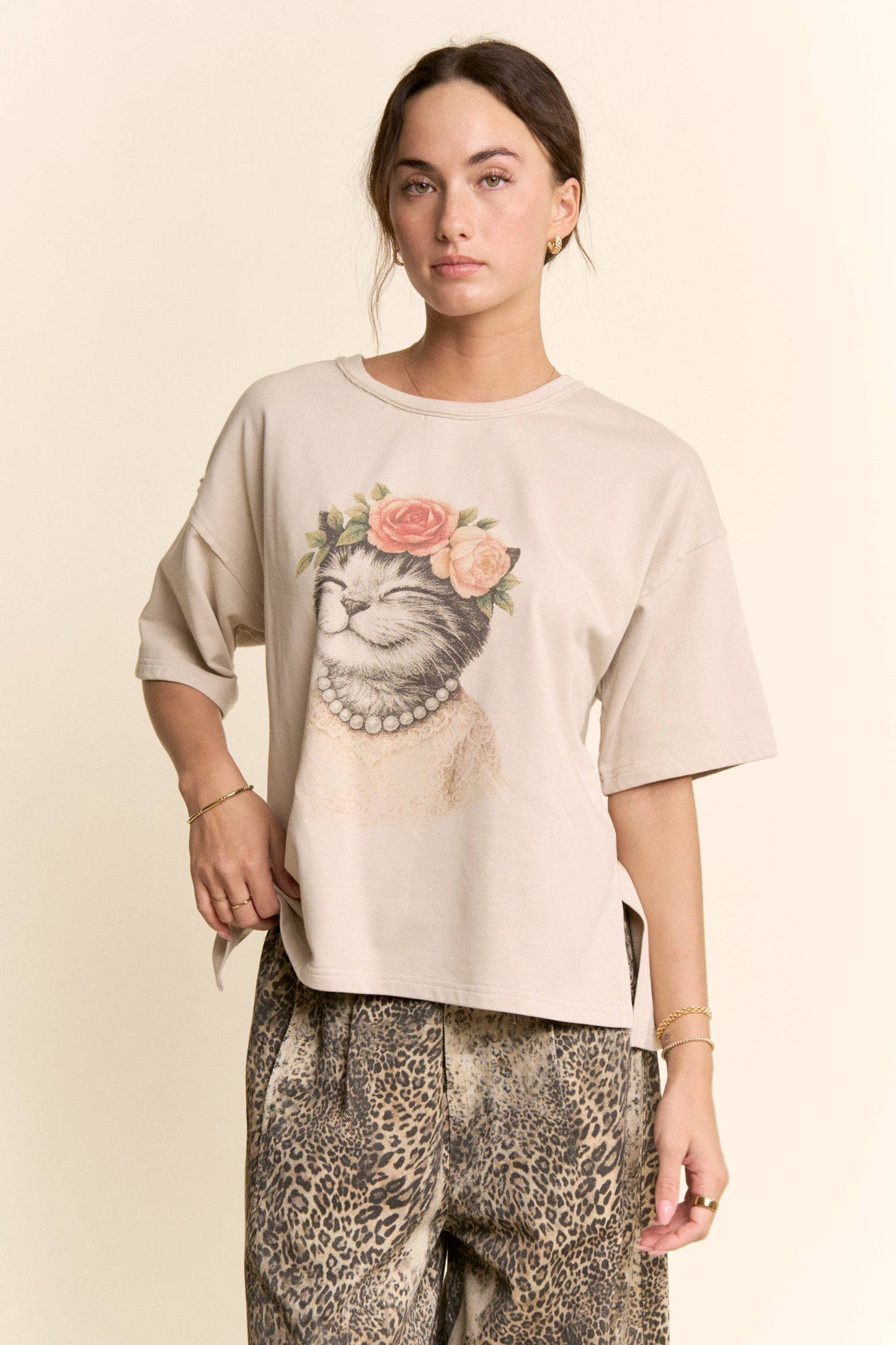 CROWNED KITTY T-SHIRT