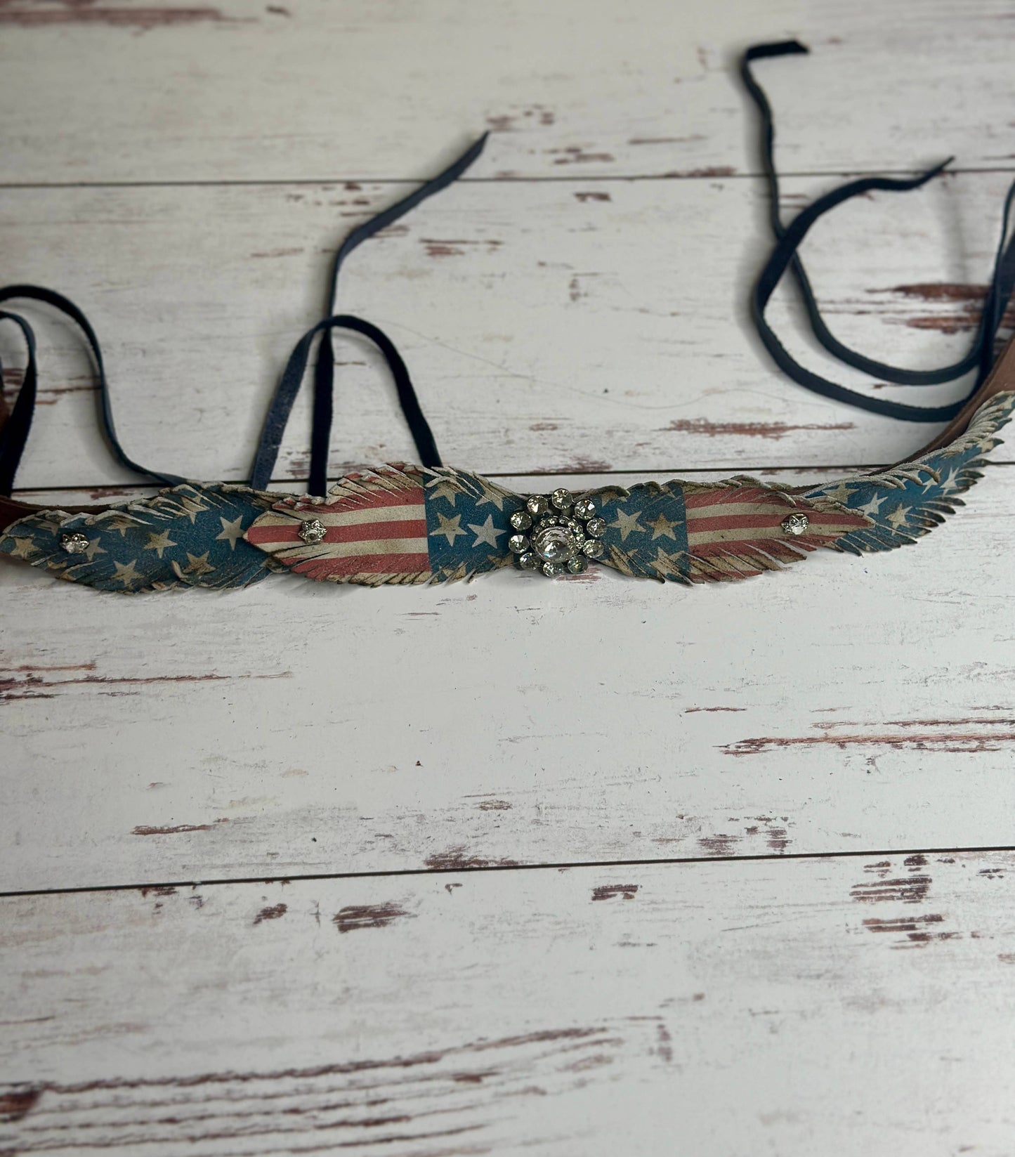 USA Four Feather Hatband