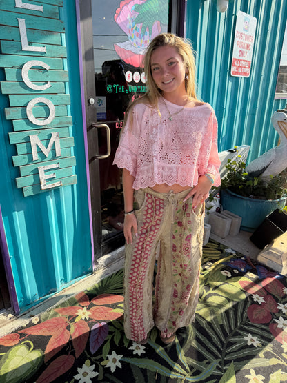 Garden Day Dreams Polka Dot Pants