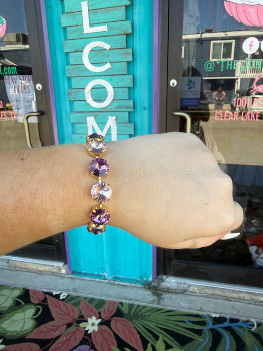 WETSTONE: Plum Champaign Majesty Bracelet