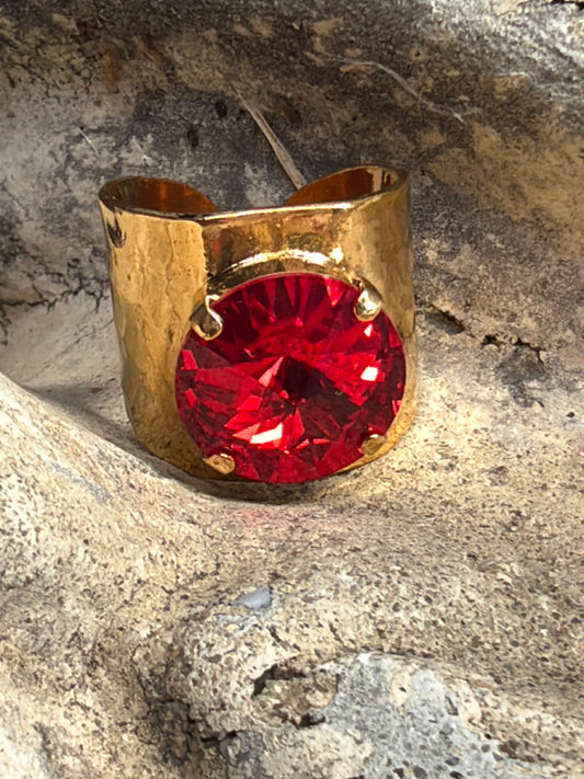 WETSTONE: Red Toadie Ring