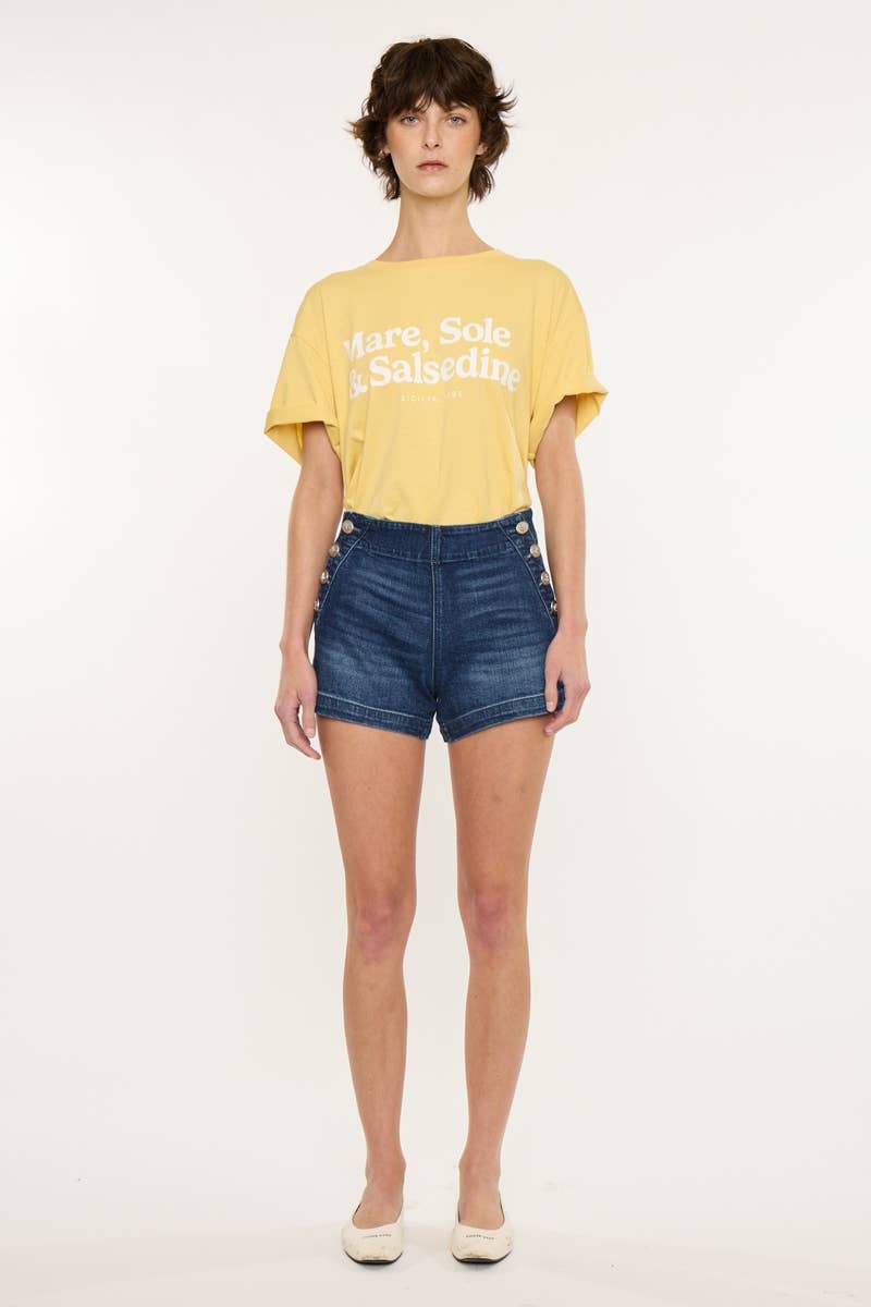HIGH RISE SAILOR SHORTS