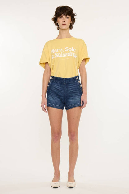 HIGH RISE SAILOR SHORTS