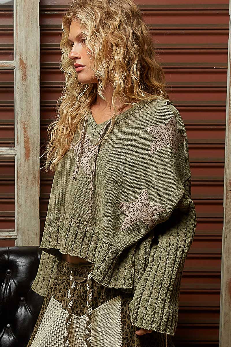 Star Crossed Lover Chenille Sweater