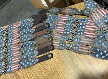 USA Four Feather Hatband