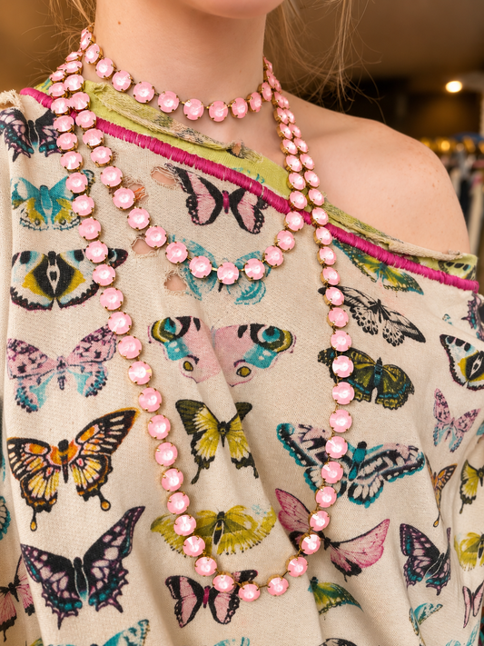 ULTRA PETAL PINK CELIA NECKLACE