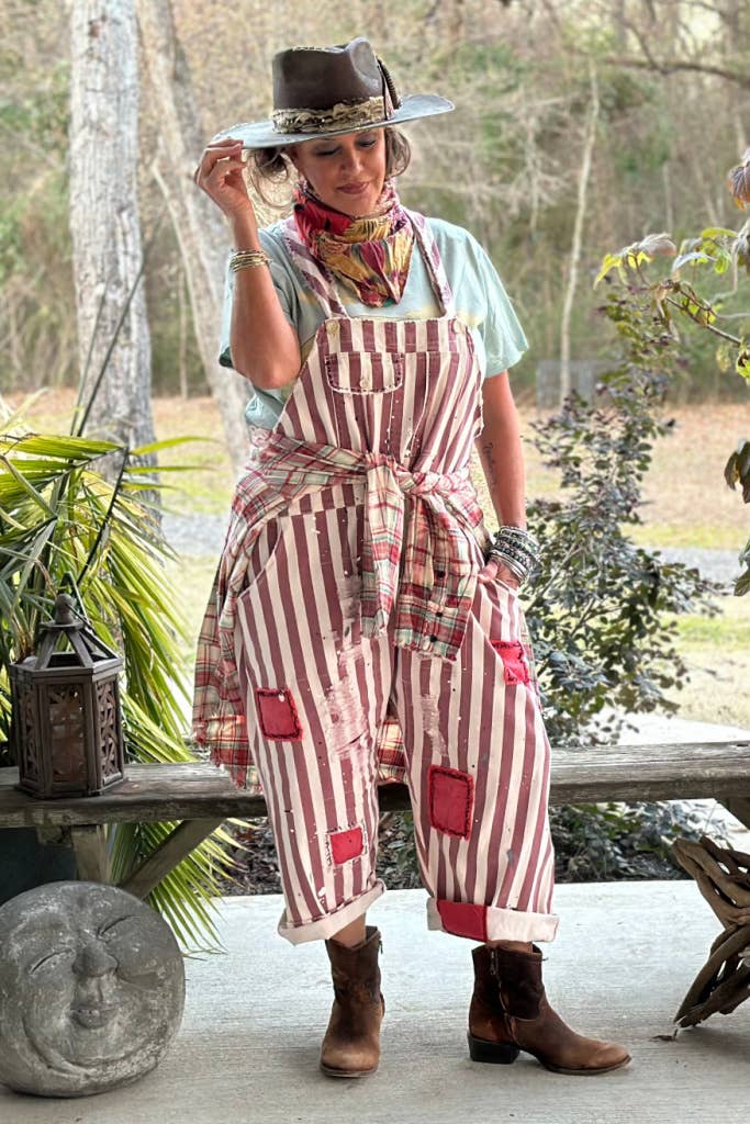 Endless Travels Overalls - Vintage Merlot