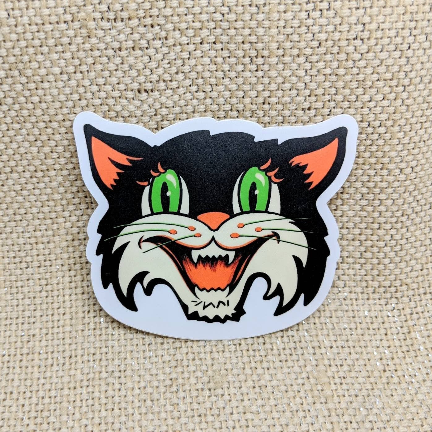 Black Cat Bumper Sticker