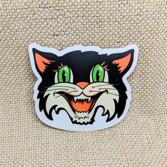 Black Cat Bumper Sticker