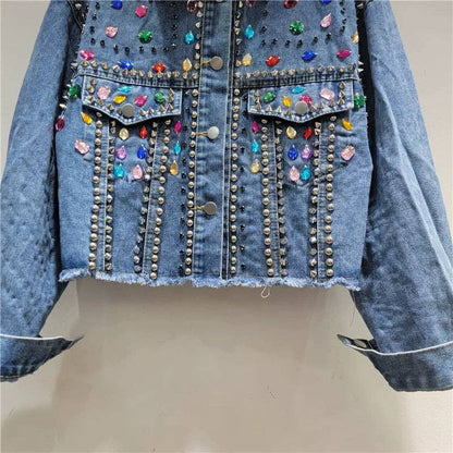Galaxy Jewel Denim Jacket
