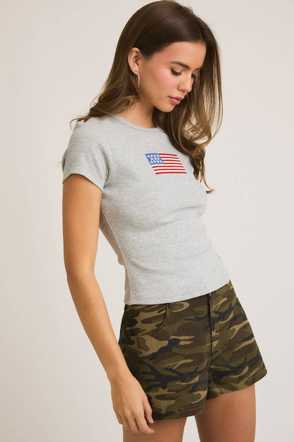 SHORT SLEEVE USA T-SHIRT