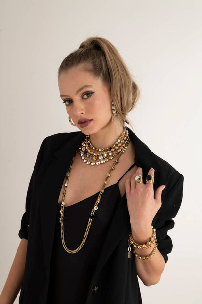 Anya Necklace in Metallics